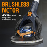 MAXXT Brushless Orbital Drywall Sander, 4mm Orbit , 400W, 215mm Pad , 1.65m Extension Pole  | MBLS400FB-UK