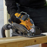 JCB Pro 18V Circular Saw 185mm, 65mm Cut Depth, Aluminium Base, Incl. 2 Blades (Bare Tool) | JCB-18PCS-185