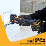 JCB Pro 18V Multi Tool, Brushless, 9-Speed Control, Tool-Free Change  (Bare Tool) | JCB-18PMT-32