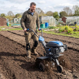 Hyundai 60cm / 24" Petrol Tiller, Electric Start, 173cc, 4 Blade Sets | HYT175EX