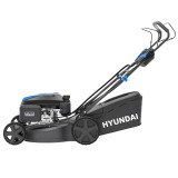 Hyundai 17" / 43cm Self-Propelled Petrol Lawnmower, Electric Start, 139cc | HYM17150SPEX
