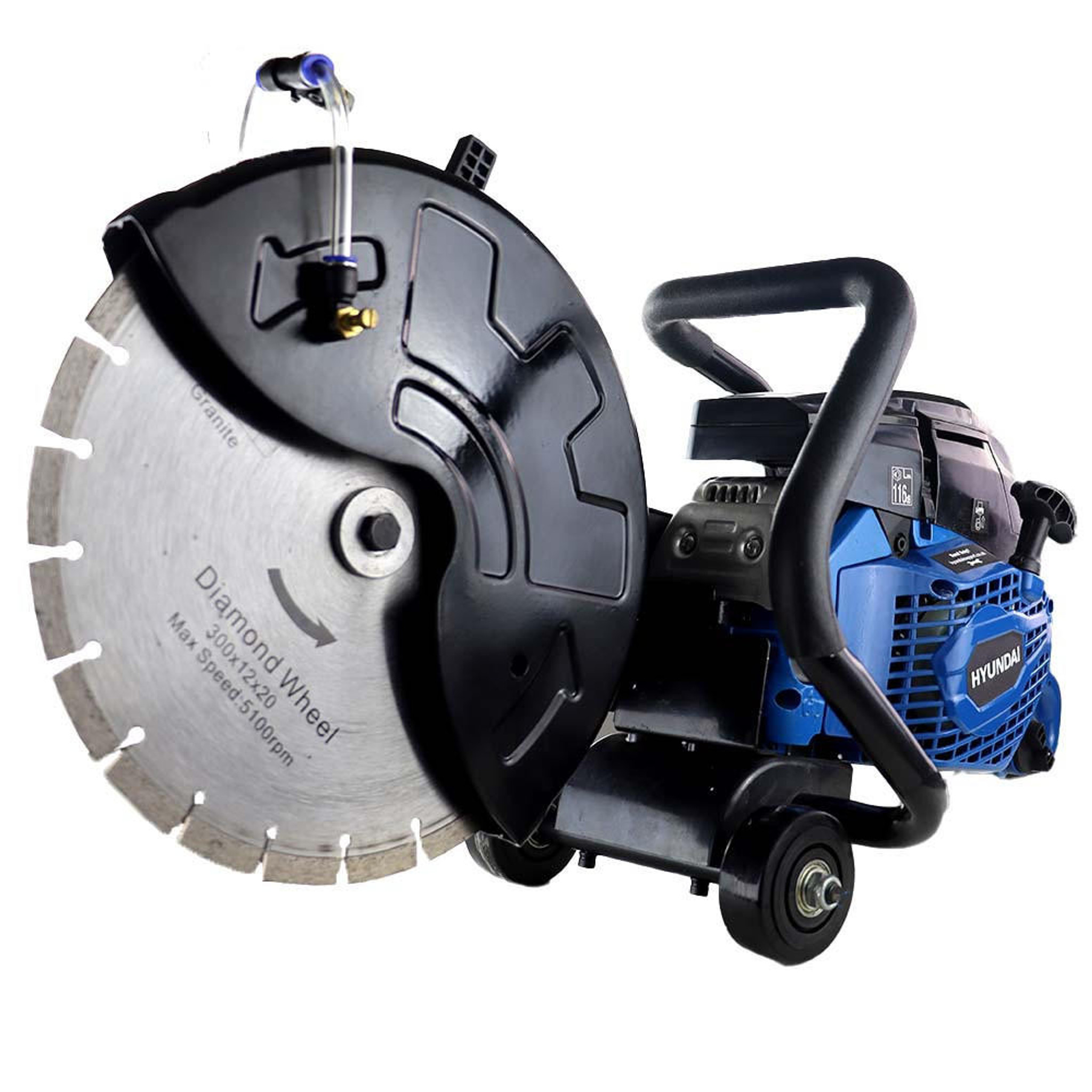 Hyundai 58cc 300mm 12” Petrol Disc Cutter / Concrete Saw With Diamond Disc  | HYDC5830