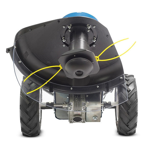 Hyundai heavy duty petrol self propelled petrol wheeled grass trimmer