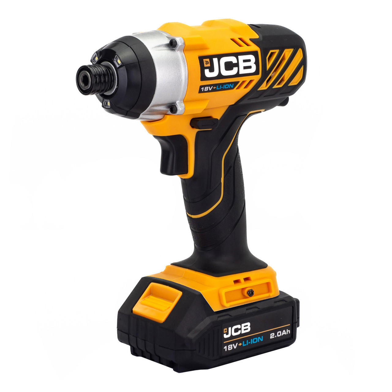 JCB 18V Cordless Impact Driver with 2.0Ah Lithium ion battery and 2.4A charger Shop Online