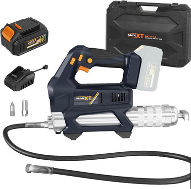 MAXXT 20V Cordless Grease Gun, 20000 PSI, 4.0Ah Battery, Quick Charger,...