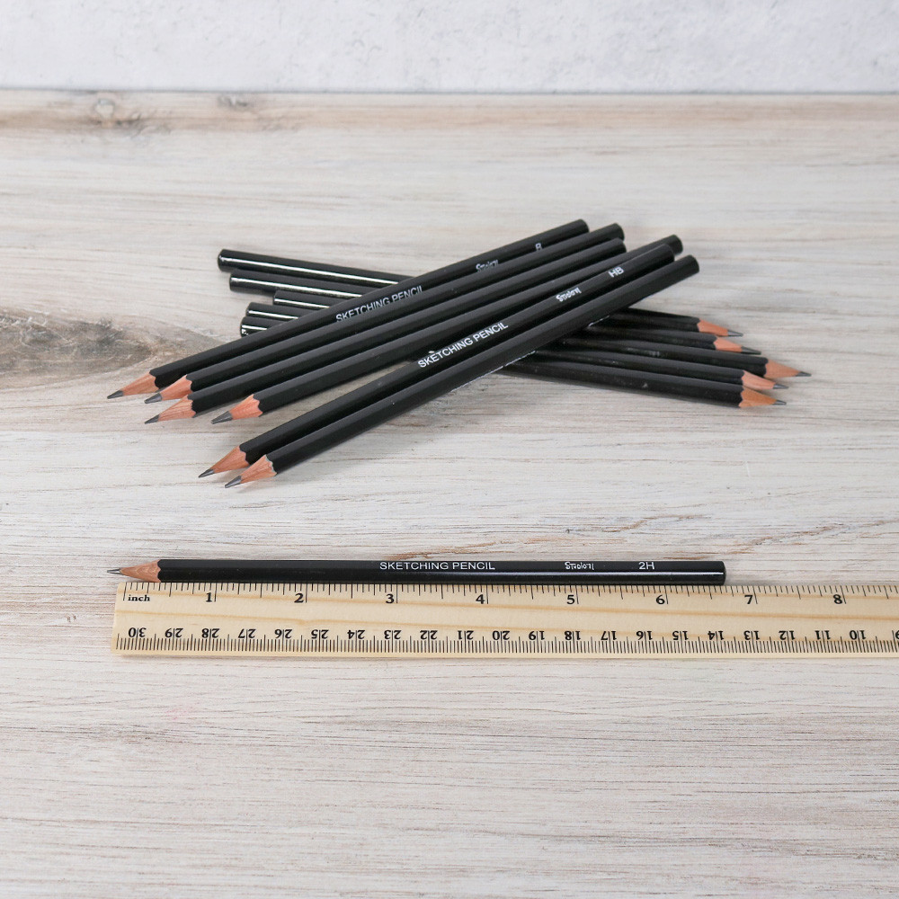 Sketching Pencil Set Multiple Sizes Craft County
