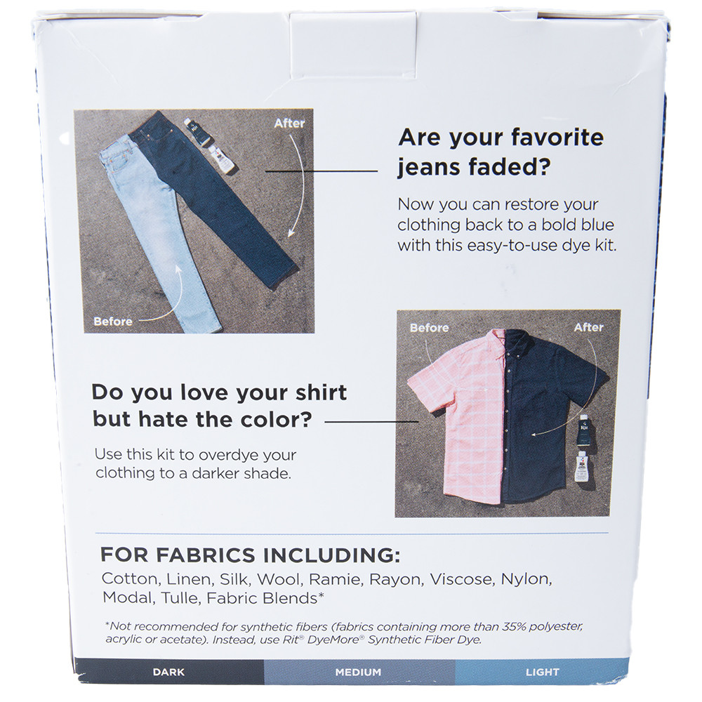 Rit Dye Back to Blue Denim Dye Kit Craft County