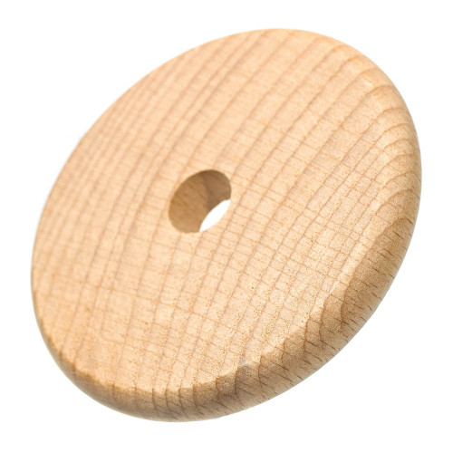3 Inch Wood Bead - Disc