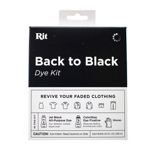 Rit Back to Black Dye Kit - Front