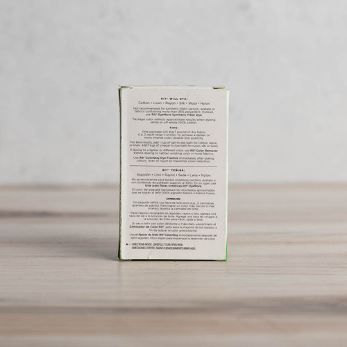 Rit Dye Powder - Back