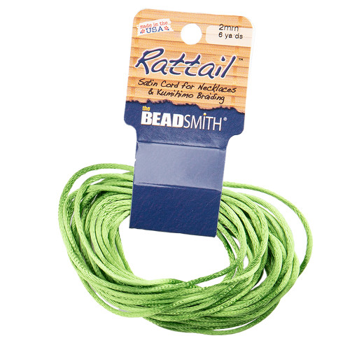 Kumihimo Braid Rattail Satin Cord Packs - 2mm
