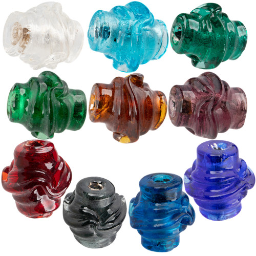 Luminous Glass Beads Spin Top