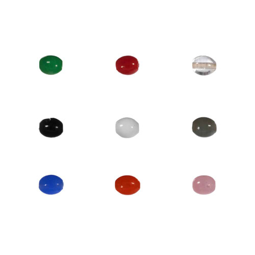Oval Glass Rod Beads