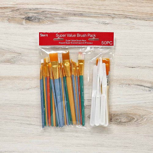 Assorted Brush Set - 50 Pack