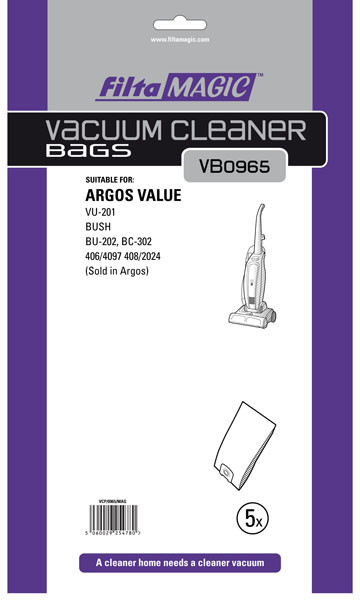 Argos Value Range Vacuum Cleaner Bags 