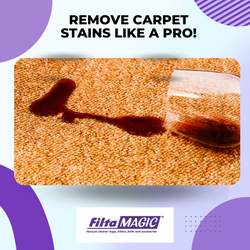Remove carpet stains,  keep your carpets clean of wine stains, & coffee stains