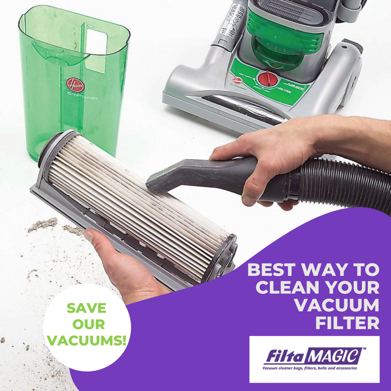 Best way to clean your vacuum cleaner filter