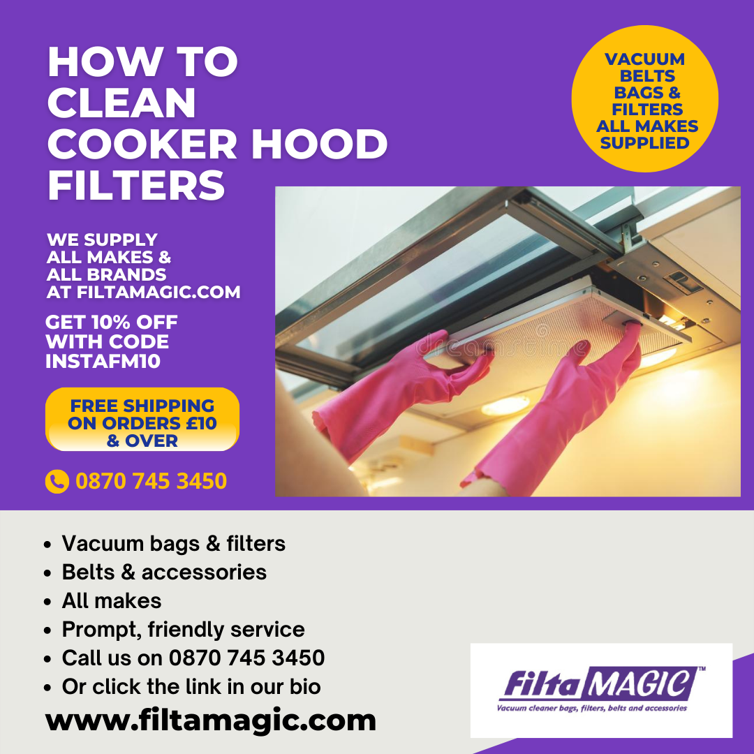 How to clean a greasy cooker hood filter filtamagic