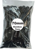 A pack of black bamboo golf tees
