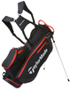 A black TaylorMade Pro Stand golf bag