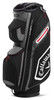 A black and charcoal Callaway Chev 14+ Cart Bag