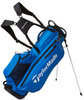 A royal blue TaylorMade Pro Stand golf bag
