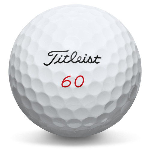 A single Titleist Pro V1x Special Play golf balls with the number 60
