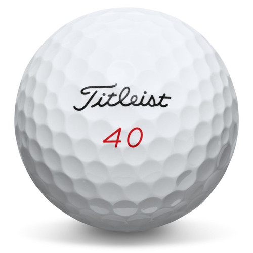 A single Titleist Pro V1x Special Play golf balls with the number 40