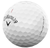 A single white Callaway Chrome Tour golf balls