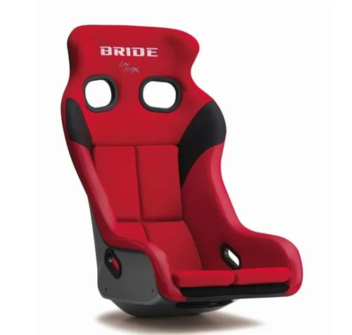 Bride Red XERO VS Silver FRP Shell Bucket Seat
