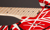 Pre-order! EVH Striped Series electric guitar Red/Black/White Stripes