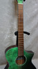 NEW! Ibanez AEWC32FMGSF Acoustic-electric Guitar in Dark Green Sunset Fade