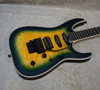 Jackson Pro Plus Series Soloist SLA3Q guitar in Amber Blue Burst 2313