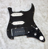 Loaded pickguard with single coil pickups and Jazzmaster style in bridge