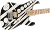 Pre-Order! 2024 EVH Striped Series guitar in Satin Black / White Circles