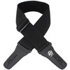 LOCK-IT 3" GUITAR STRAP POLY PRO SERIES - BLACK