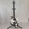 IN-STOCK! 2024 EVH Wolfgang Special Striped guitar in Black / White Satin