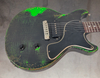 NEW! Rock N Roll Relics Thunders DC / LP P-90 guitar in Black over Loch Ness Green