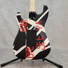 IN-STOCK! EVH Striped Series guitar in Satin Black / White Circles