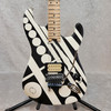 IN-STOCK! 2024 EVH Striped Series guitar in Satin Black / White Circles