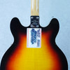 Vintage Univox Custom Hollowbody Electric Guitar in Sunburst Finish hollow body