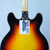 Vintage Univox Custom Hollowbody Electric Guitar in Sunburst Finish hollow body