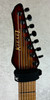 Kiesel A2 7 seven string electric guitar in sunburst finish with gigbag