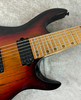 Kiesel A2 7 seven string electric guitar in sunburst finish with gigbag