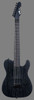 PRE-ORDER - 2025 LTD TE-1007 BARITONE 7 STRING GUITAR / BLACK BLAST