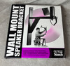 Pair of On-Stage SS7914B Wall Mount Speaker Brackets