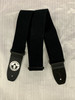 CAPITOL GUITARS 2" COTTON GUITAR STRAP W/TRI GLIDE & LEATHER ENDS - CHOOSE COLOR