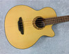 LUNA TRIBAL 30" SHORT SCALE  ACOUSTIC / ELECTRIC BASS IN SATIN NATURAL LUNA TRIBAL 30" SHORT SCALE  ACOUSTIC / ELECTRIC BASS IN SATIN NATURAL