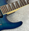 Jackson DK2 FM Dinky MIJ electric guitar in blue burst finish w/ case