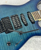 Jackson DK2 FM Dinky MIJ electric guitar in blue burst finish w/ case